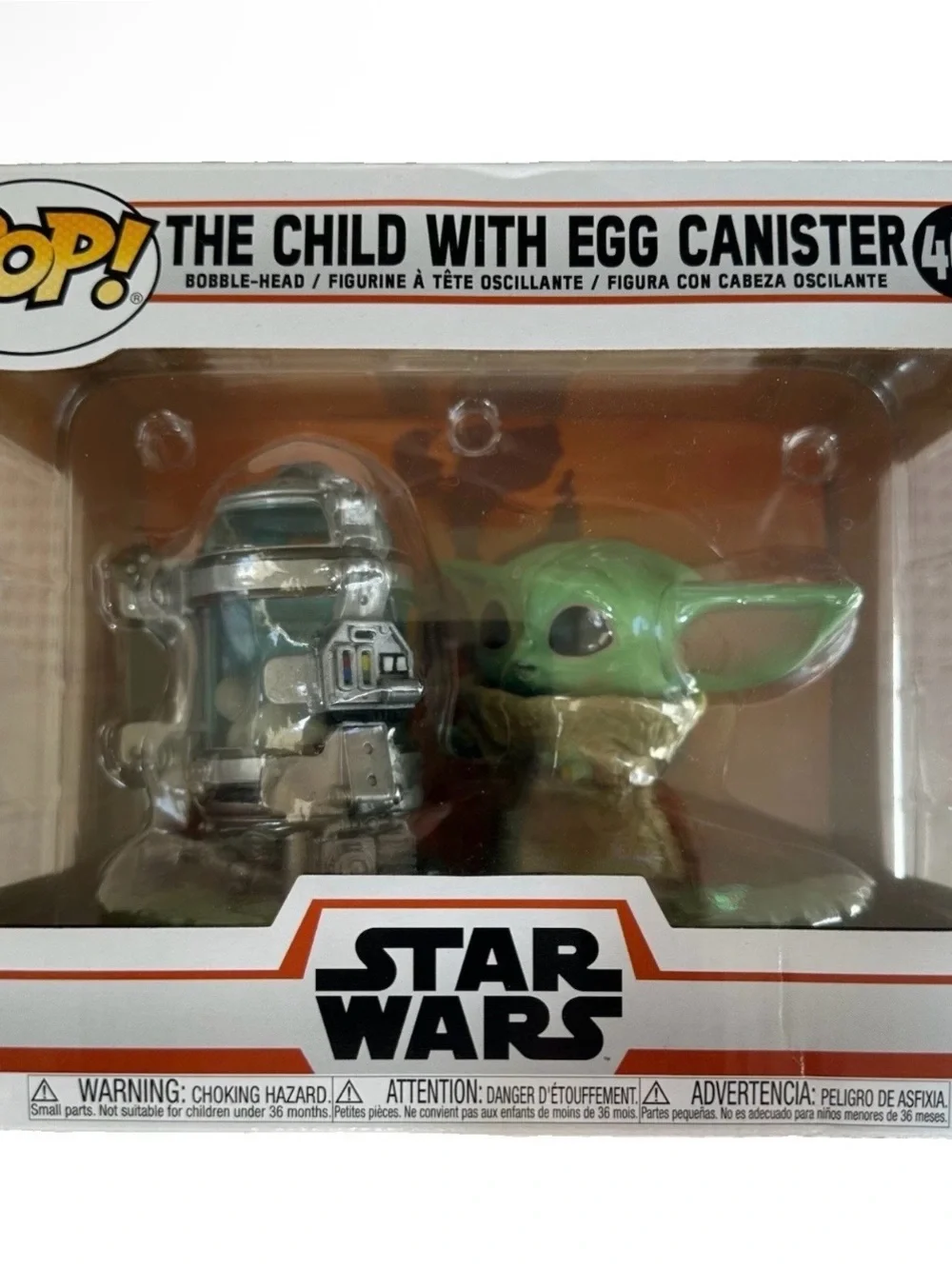 Funko Pop! Star Wars The Mandalorian The Child with Egg Canister #407 Deluxe